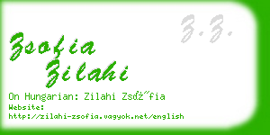 zsofia zilahi business card